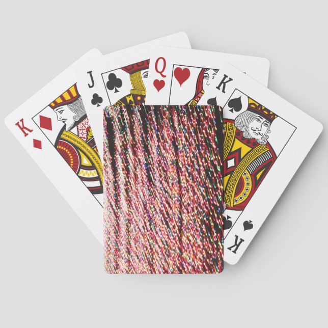 Baralho Cartões de Reprodução de Natal abstrato (Verso)