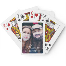 Cartões de Reprodução de Natal de Máscara Personal