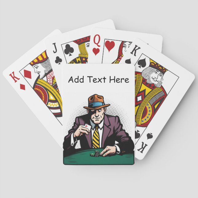 Baralho Cartões de Reprodução de Poker Personalizados (Verso)