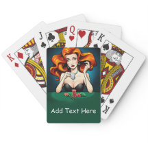 Cartões de Reprodução de Poker Personalizados