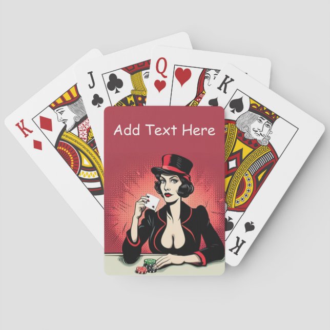 Baralho Cartões de Reprodução de Poker Personalizados (Verso)