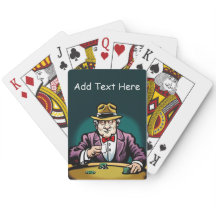 Cartões de Reprodução de Poker Personalizados