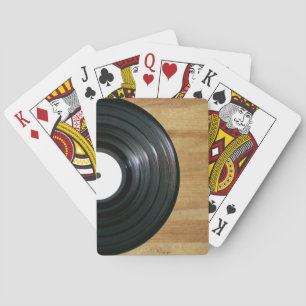 Baralho Cartões de Reprodução de Registro Vinil