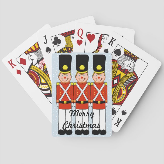 Baralho Cartões de Reprodução de Soldados de Natal (Verso)