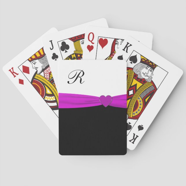 Baralho Cartões de Reprodução em Monograma Púrpura Clássic (Verso)
