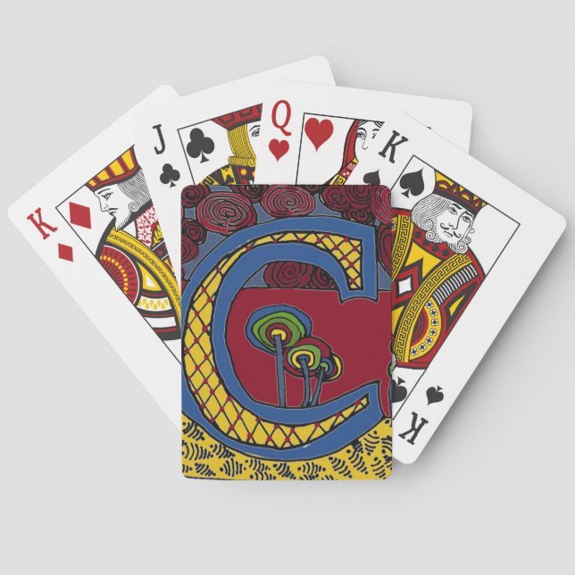 Baralho Cartões de Reprodução - Letra C (Verso)