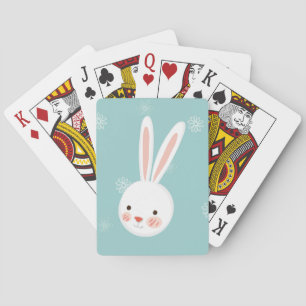 Baralho Cartões de Reprodução Personalizados de Coelhinho