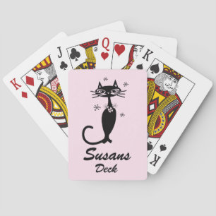 Baralho Cartões de Reprodução Personalizados de Gato Ne