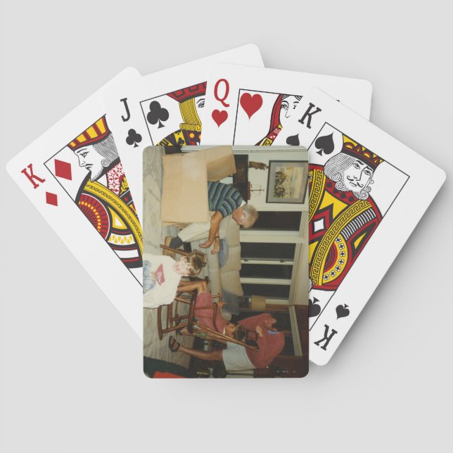 Baralho Cartões de RWH Cribbage na casa (Verso)