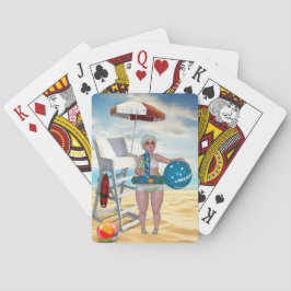 Baralho Cartões Engraçados De Bela Bela Bela Praia