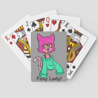 Baralho Cartões Foxy da senhora jogo