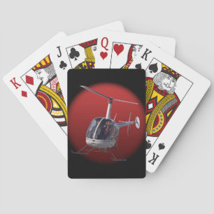 Baralho Cartões Helicópteros Que Voam Cartões De Jogar