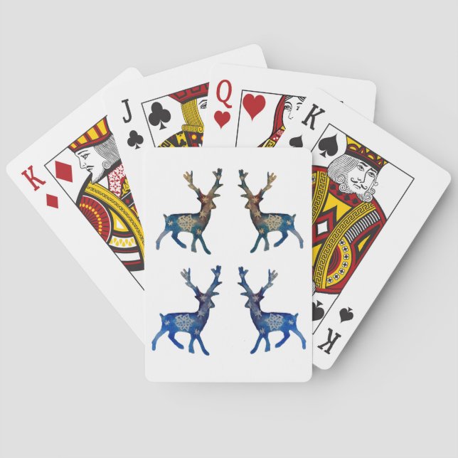 Baralho Cartões para jogar natal (Verso)