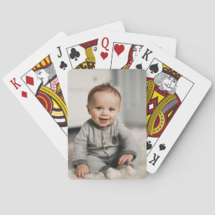 Baralho Cartões personalizados de reprodução de fotos