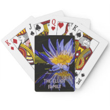 Cartões personalizados para jogar "Orquídea Tropic