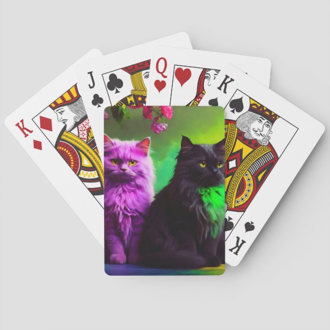 Baralho Cartões Poker para o Cat Lover (Verso)