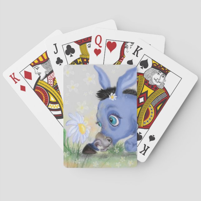 Baralho Cartografia de Cartões de Jogo e Donkey (Verso)