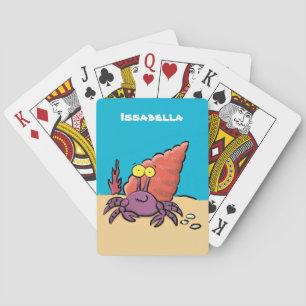 Baralho Cartum roxo engraçado e engraçado