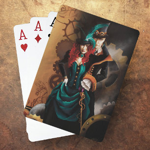 Baralho Casal Steampunk vitoriano
