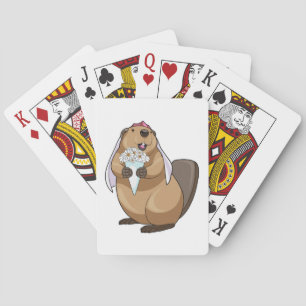 Baralho Casamento da Flor do Beaver Bride