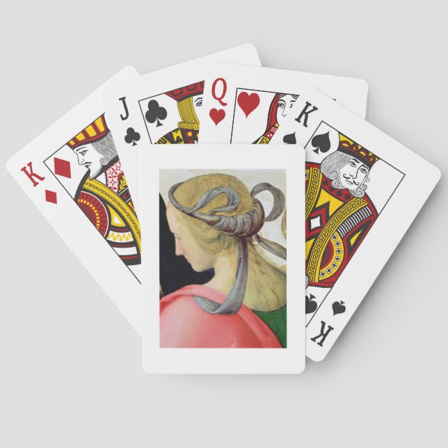 Baralho Casamento do Virgin, detalhe que mostra um do (Verso)