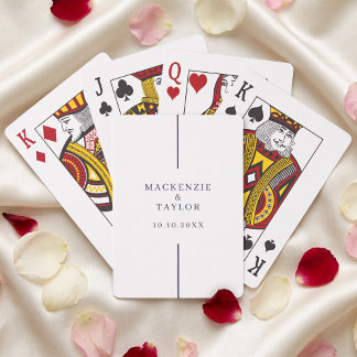 Baralho Casamento Nome Personalizado e Data