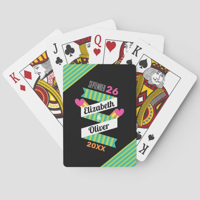 Baralho Casamento total dos anos 80 (Verso)