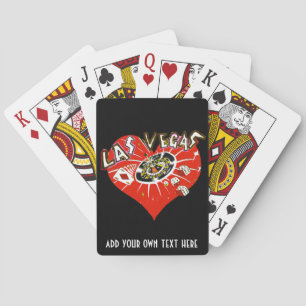 Baralho Casino de Las Vegas que joga cartões de jogo