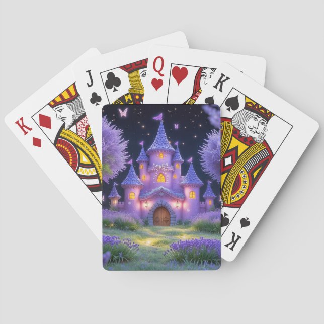 Baralho Castelo de Fada da Lavanda Oculta (Verso)