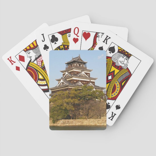 Baralho Castelo de Hiroshima 広 島 城, Hiroshima, Japão (Verso)