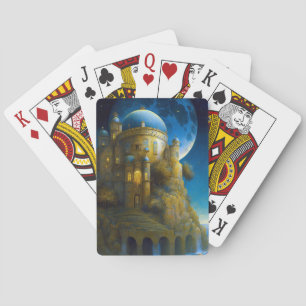 Baralho Castle Fantasy Moon Landscape