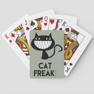 Baralho Cat Freak! Cartões de Brincadeira Verde do Exérc