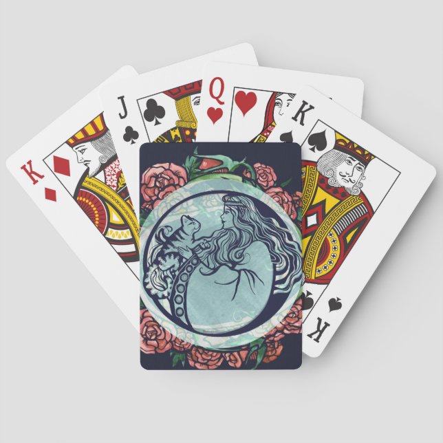 Baralho Cat Goddess Rosa (Verso)