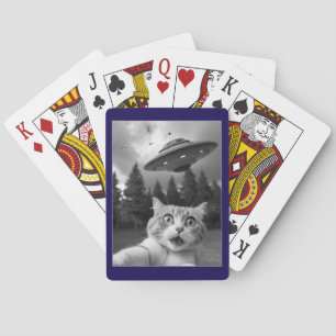 Baralho Cat Selfie OFO Chaveiro Engraçado Rapto de Alieníg