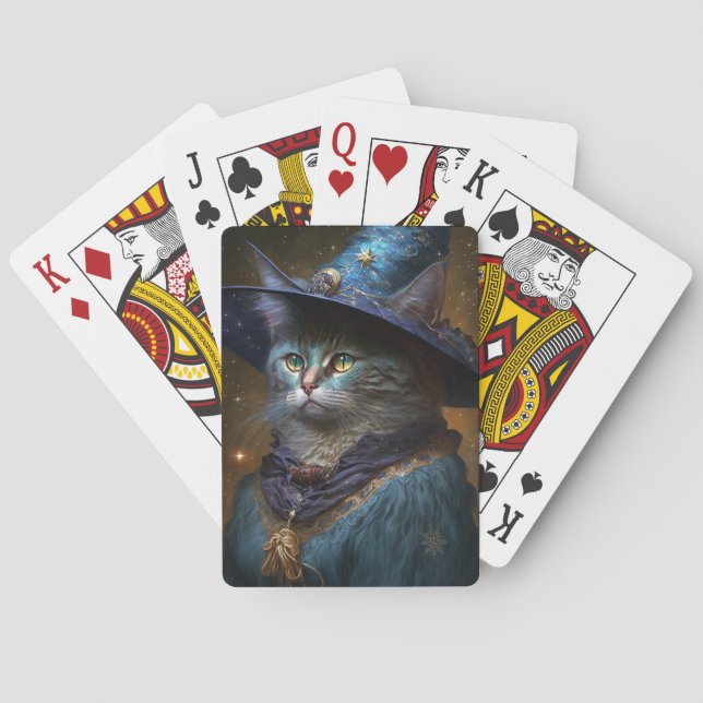 Baralho Cat Witch Fantasy Art (Verso)