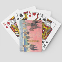 Cavaleiros Cavaleiros na Praia da Polinésia (por G