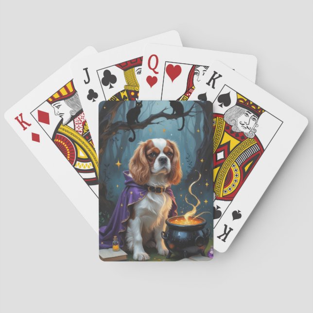 Baralho Cavalier King Charles Spaniel Caprichoso de Hallow (Verso)