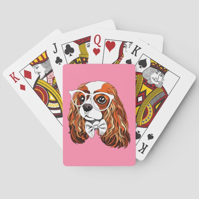 Baralho Cavalier King Charles Spaniel Portrait (Verso)