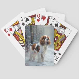 Baralho Cavalier King Deixe Nevar Natal Escovado