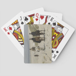 Baralho Cavalo da Manhã na Praia (por Anton Mauve)