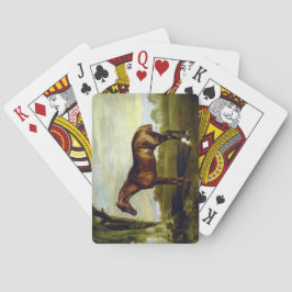 Baralho Cavalo de Arroz de Castanha em Paisagem (George St