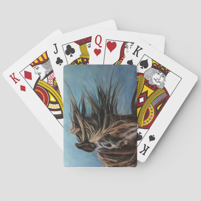 Baralho Cavalo negro com o vento (Verso)