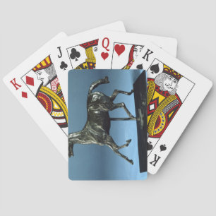 Baralho Cavalo trotando (bronze)
