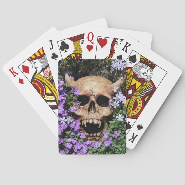 Baralho Caveira - Gothic carta de jogar (Verso)