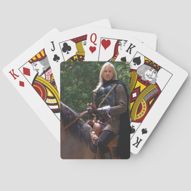 Baralho CDO- cartões de jogo do CAVALEIRO (Verso)