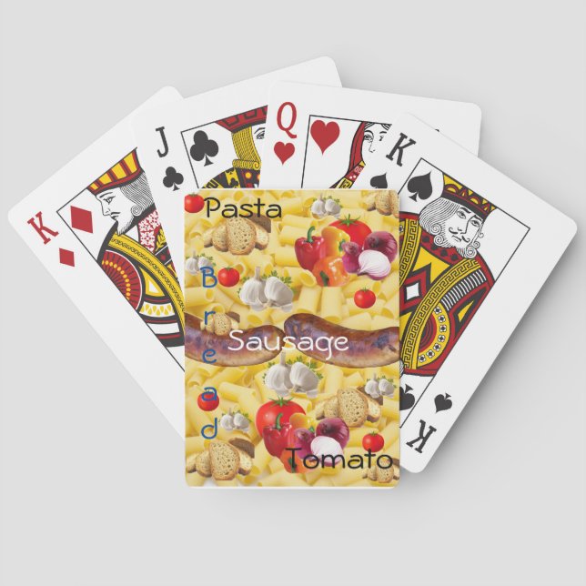 Baralho Cebolas de pasto de betão (Verso)