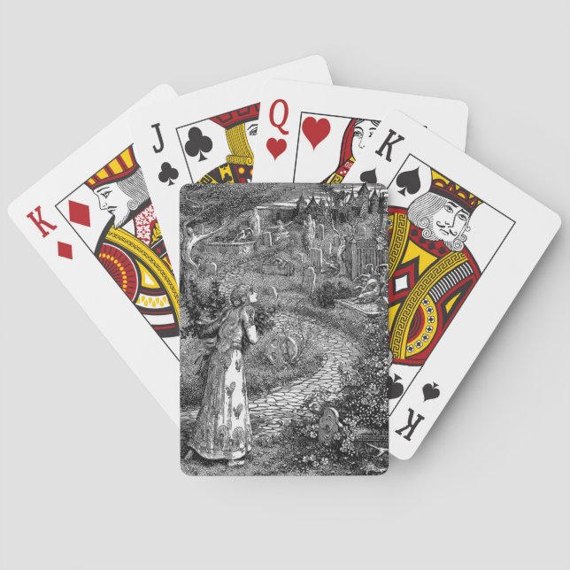 Baralho Cemitério de cartas noturnas (Verso)