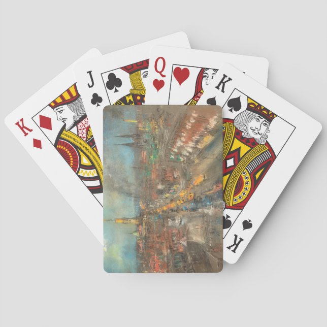 Baralho Cena de Rua em Indianápolis (Indiana, EUA) (Verso)