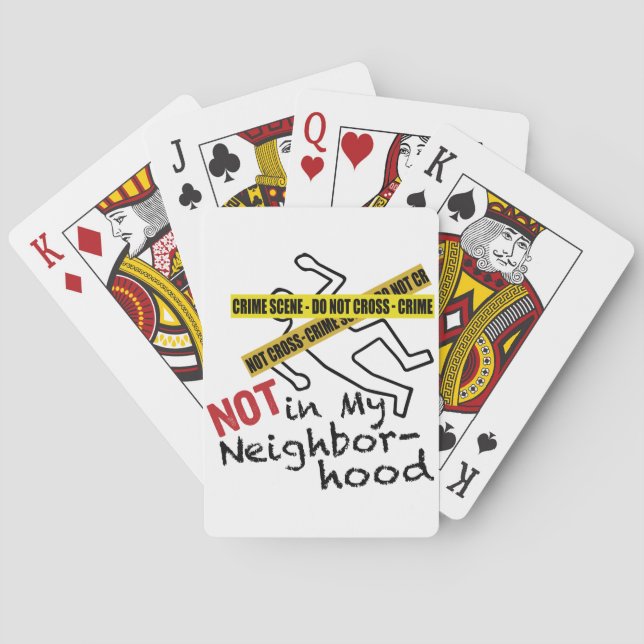 Baralho Cena do crime (Verso)