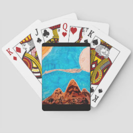 Baralho Cena meteorológica das montanhas